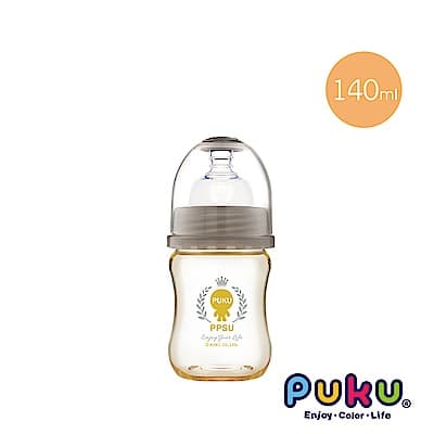 【PUKU】PPSU母乳實感寬口奶瓶140ML