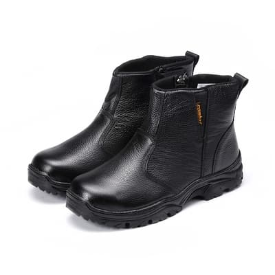 COMBAT艾樂跑男鞋-耐磨防滑CNS認證鋼頭工作鞋-黑(FA590)
