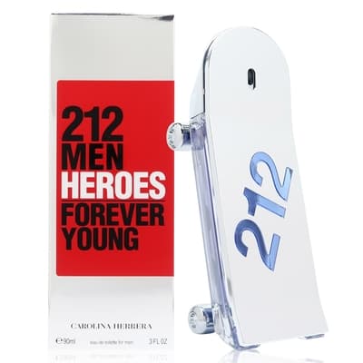 Carolina Herrera 212 Men Heroes Forever Young 滑板男士淡香水 90ML (平行輸入)