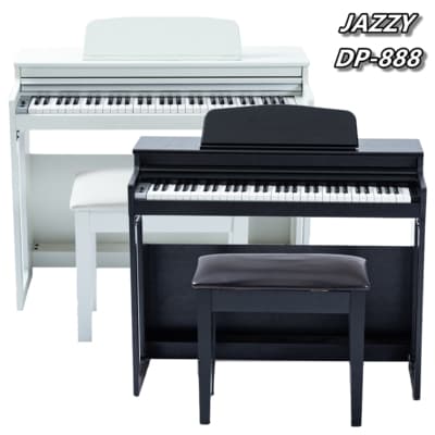 【台灣Jazzy】DP-888 61鍵電鋼琴 首選款 力度感應 滑蓋鋼琴直取音標準鍵 標準鍵 【不含椅子】