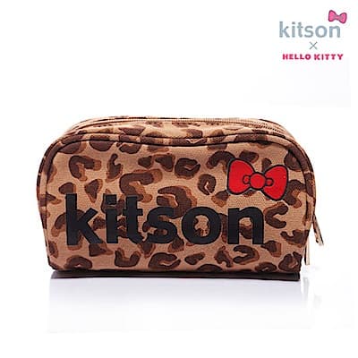 kitson x Ribbon Hello Kitty Pouch (豹紋)