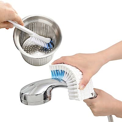 日本aisen(可彎曲+直角)衛浴清潔刷具組