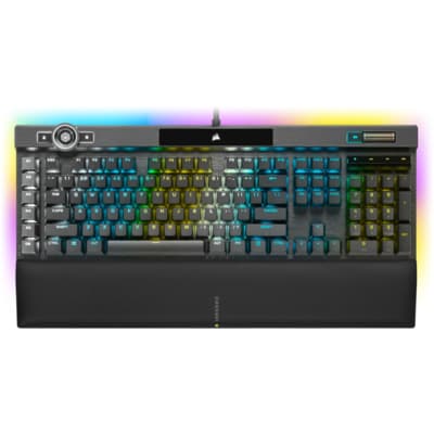 【CORSAIR海盜船】K100 RGB 機械式電競鍵盤/光軸/英文PBT鍵帽/RGB/CH-912A01A-NA