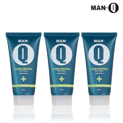 MAN-Q 胺基酸深層潔顏乳x3入(100ml/入)