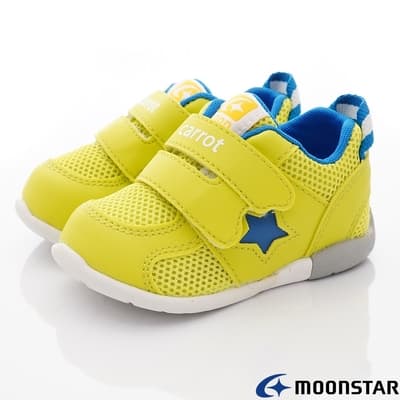日本月星Moonstar童鞋-3E寬楦輕量系列1208黃(12.5-13.5cm寶寶段))櫻桃家