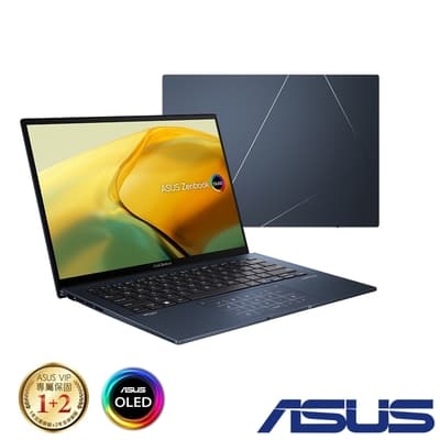 (微軟365組合) ASUS UX3402VA 14吋2.8K筆電 (i7-1360P/16G/512G SSD/EVO/ZenBook 14 OLED/紳士藍)