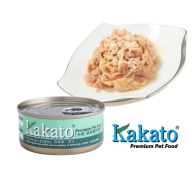 Kakato 卡格餐食罐 (鮪魚、起司)70g 鮮食 貓狗共食  貓罐 狗罐 天然罐 挑食