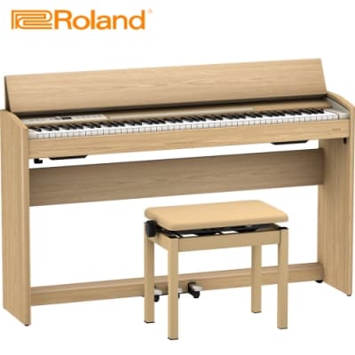 ROLAND F701 LA 88鍵數位電鋼琴 質感淺木紋色款