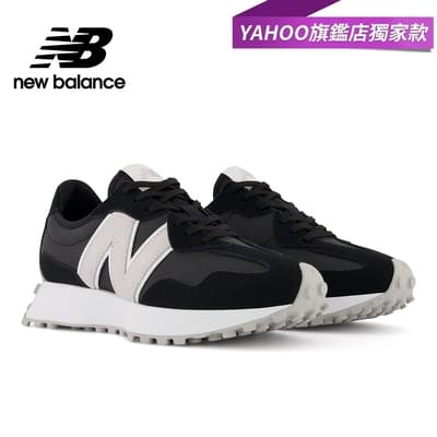 Y購獨家款【New Balance】 復古鞋_女性_黑白色_WS327LW-B楦