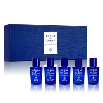 Acqua Di Parma 帕爾瑪之水 藍色地中海系列香水禮盒 5MLX5入