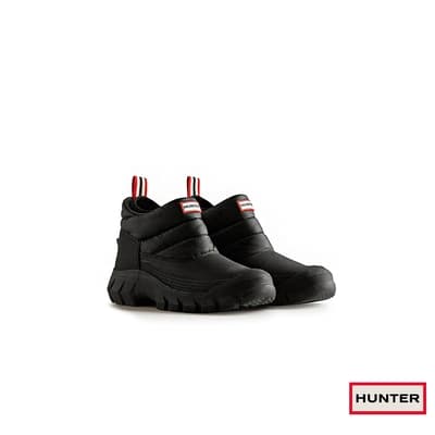 HUNTER - 男鞋-低筒雪靴-黑色