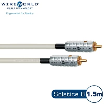 WIREWORLD Solstice 8 RCA聲音訊號線 (RCA-RCA) 1.5m