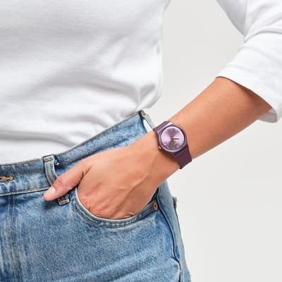 Swatch Gent 原創系列手錶PEARLYPURPLE(34mm)