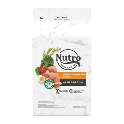 美國Nutro美士-全護營養成犬配方(農場鮮雞+糙米) 13lbs/5.9kg (NC70520)(購買第二件贈送寵物零食x1包)