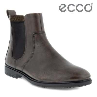 ECCO TOUCH 15 B 經典英式切爾西平底短靴 網路獨家 女鞋 暖灰色