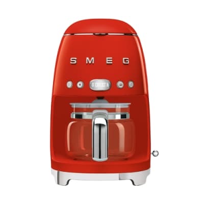 【SMEG】義大利濾滴式咖啡機-魅惑紅
