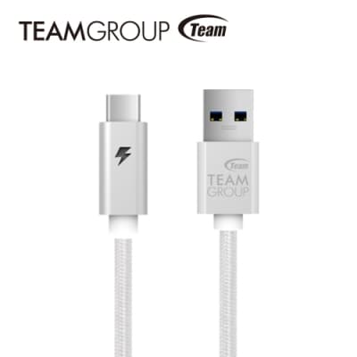 Team十銓科技 USB 3.1 Gen1 TypeC充電/傳輸線 TWC0A