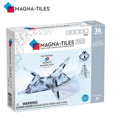 Magna-Tiles冰磚磁力積木16片