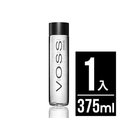 VOSS挪威芙絲 頂級氣泡礦泉水(時尚玻璃瓶375ml)