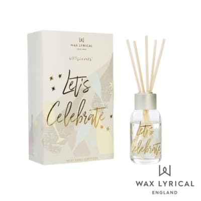 英國 Wax Lyrical Giftscents 禮品話語系列 室內擴香瓶-Let s Celebrate 40ml