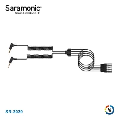Saramonic楓笛 SR-C2020 雙頭3.5mm TRS轉4頭XLR轉接線
