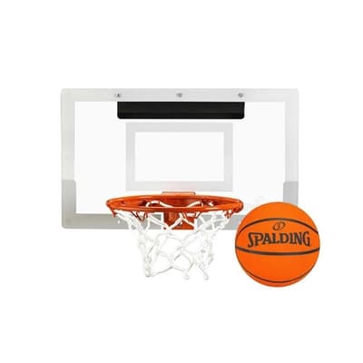 Spalding 小籃板 Slam Jam 小籃框 透明籃板 籃框 籃網 小籃球 室內運動 紅 白 斯伯丁 SPB561030