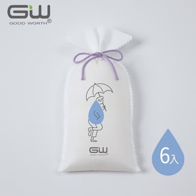 GW 水玻璃 強效環保除濕袋150克(6入)