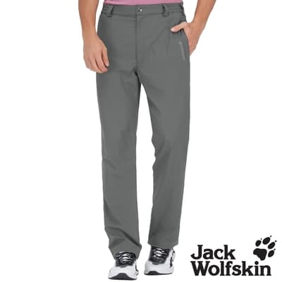 【Jack wolfskin 飛狼】男 俐落率性涼感休閒褲 登山褲『岩灰』
