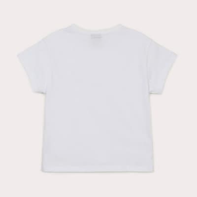 Hang Ten-男童-環保纖維厚磅口袋短袖T恤-白色