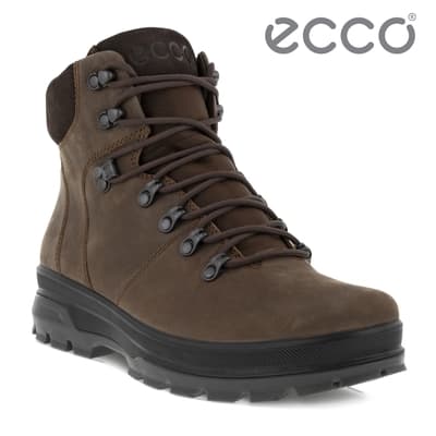 ECCO RUGGED TRACK 獷途潮流防潑水高筒靴 網路獨家 男鞋 深咖啡