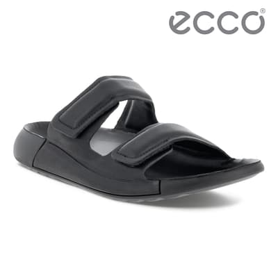 ECCO 2ND COZMO W 科摩可調式經典皮革涼拖鞋 女鞋 黑色