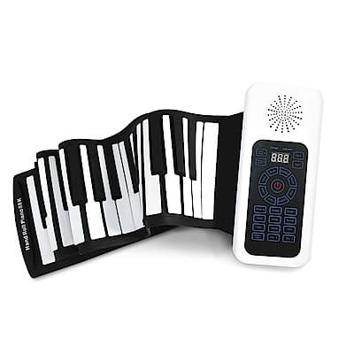 【山野樂器】88鍵手捲鋼琴(進階版) (軟式手卷電子琴/USB充電式/加厚琴鍵)