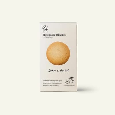 【自然思維】h&BAKE法式香濃手工餅乾-檸檬杏桃120g