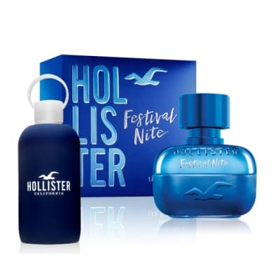 Hollister 霓虹派對男性淡香水50ml(贈Hollister冷水壺)