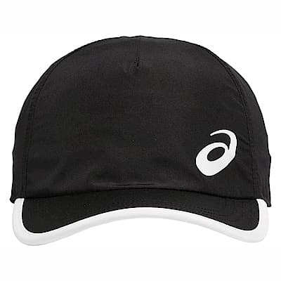 Asics Cap [3043A022-001] 慢跑帽 鴨舌帽 棒球帽 防曬 遮陽 運動 休閒 亞瑟士 黑