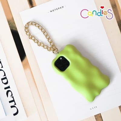 【Candies】iPhone 14 Pro - Simple夢幻珠光手機殼(綠)