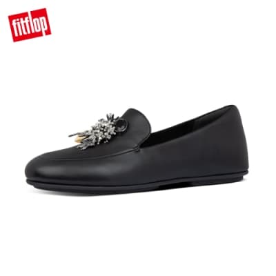 FitFlop LENA UNDER THE SEA LEATHER LOAFERS樂福鞋-女(黑色)