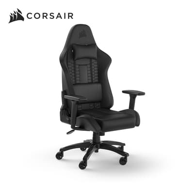 CORSAIR海盜船  TC100 RELAXED 電競椅-皮革款-黑(含安裝)/CF-9010050-WW