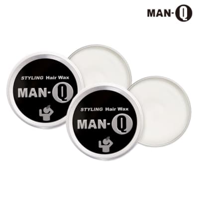 MAN-Q 光澤造型髮蠟x2入(60g/瓶)