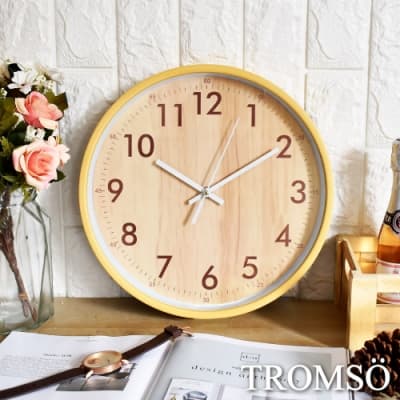 TROMSO紐約時代靜音時鐘-丹麥木質
