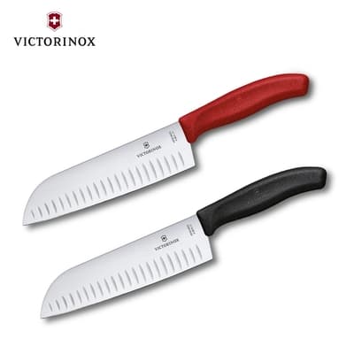 VICTORINOX 瑞士維氏 三德刀 17cm Swiss Modern 切肉刀 坑槽刀刃 不鏽鋼刀