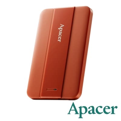 Apacer AC237 2.5吋 1T 流線型行動硬碟-紅