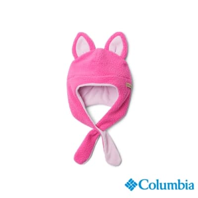 Columbia 哥倫比亞 童款-刷毛造型帽-粉紅