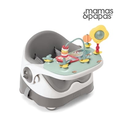 Mamas&Papas 三合一都可椅/餐椅含好好玩樂盤-霧都灰(CF)