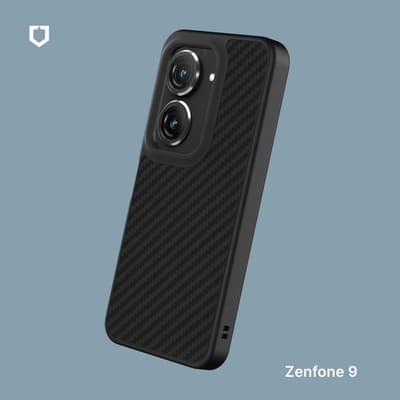犀牛盾 ASUS Zenfone 9 SolidSuit防摔背蓋手機殼-碳纖維紋路
