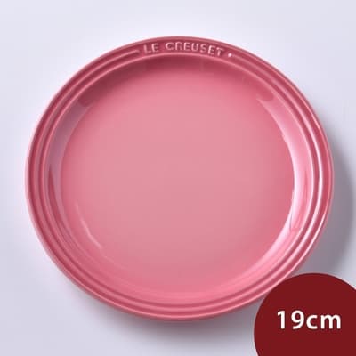 法國Le Creuset 陶瓷餐盤 19cm 薔薇粉
