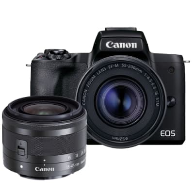 Canon EOS M50 Mark II M50M2 15-45mm+55-200mm IS STM 雙鏡組 公司貨