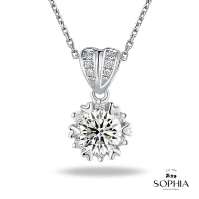 SOPHIA 蘇菲亞珠寶 - 相印 30分 GIA G/SI2 18K金 鑽石項墜