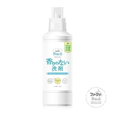 日本FaFa FREE& 無香精濃縮洗衣精 -500g