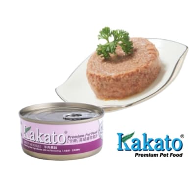 Kakato 卡格餐食罐 (牛肉慕絲)70g 鮮食 貓狗共食  貓罐 狗罐 天然罐 挑食